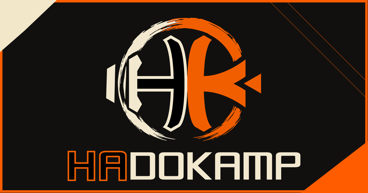 Visuel social officiel Hadokamp sur fond sombre